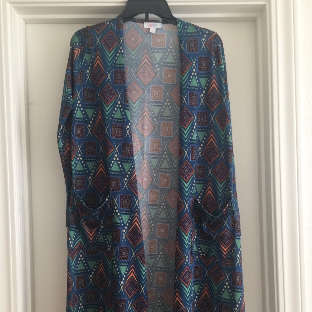 Lularoe Sarah duster cardigan, EUC